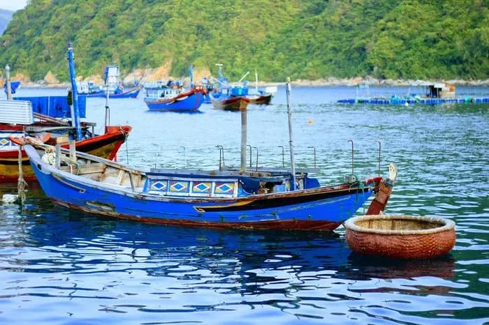 Doc Let Nha Trang is beautiful with fine white sand and clear blue water.