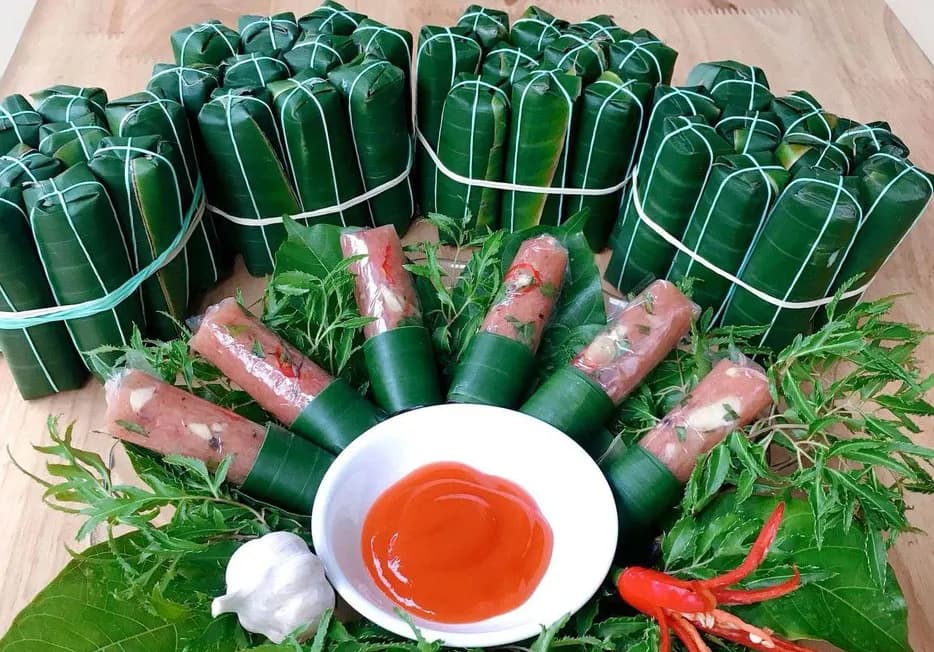 Nem chua Thanh Hoa - the most famous nem chua dish in Central Vietnam