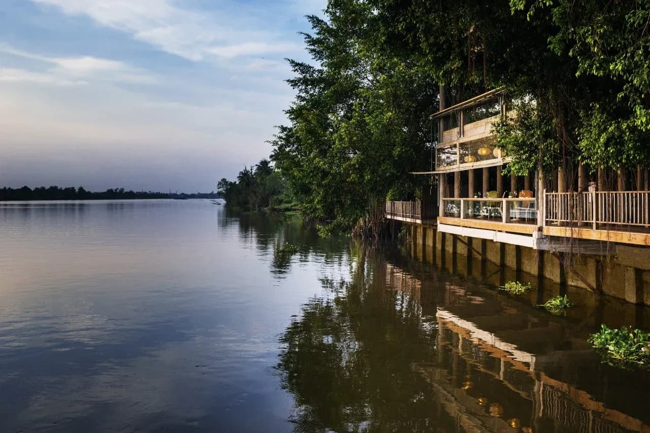 Masterpiece of resort in the middle of nature on the Saigon River