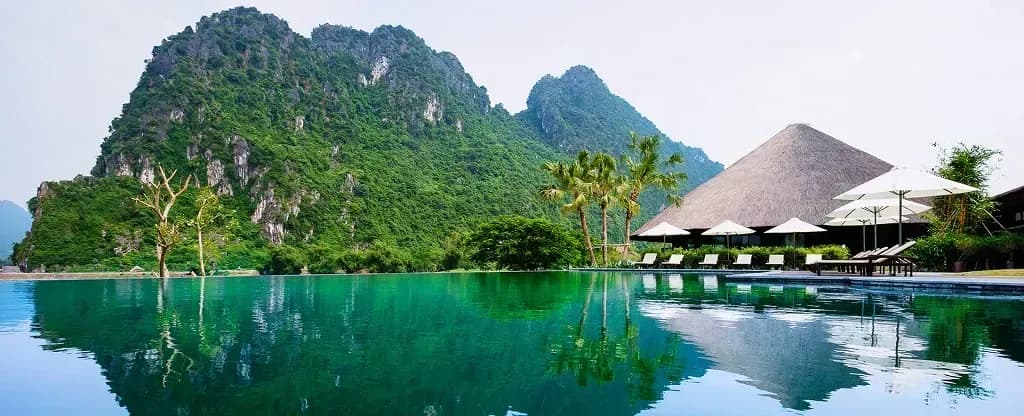 Serena resort Kim Boi - ideal place for hot mineral baths near Hanoi