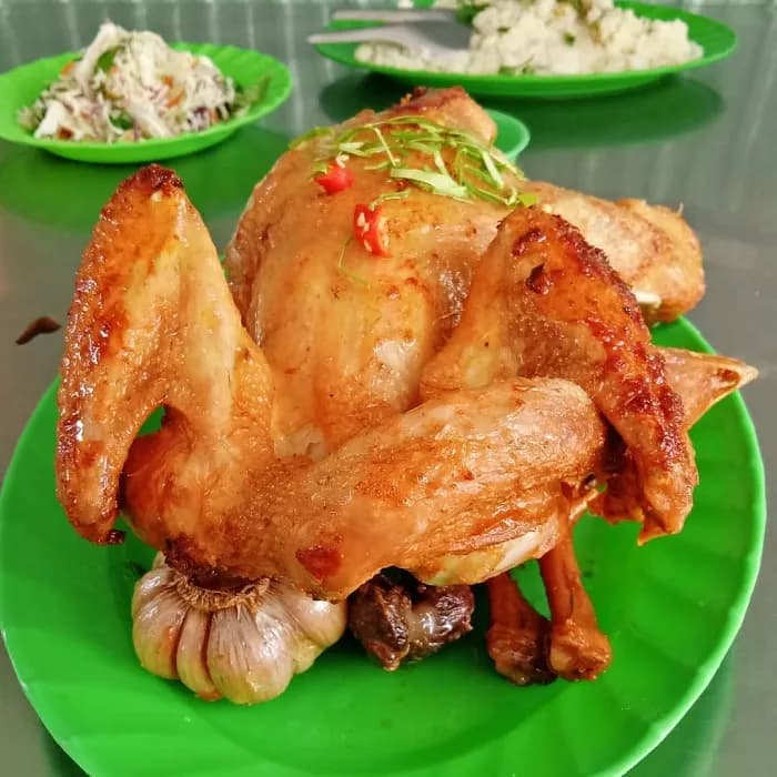 An Giang Grilled Chicken with Chuc Leaves Cuisine