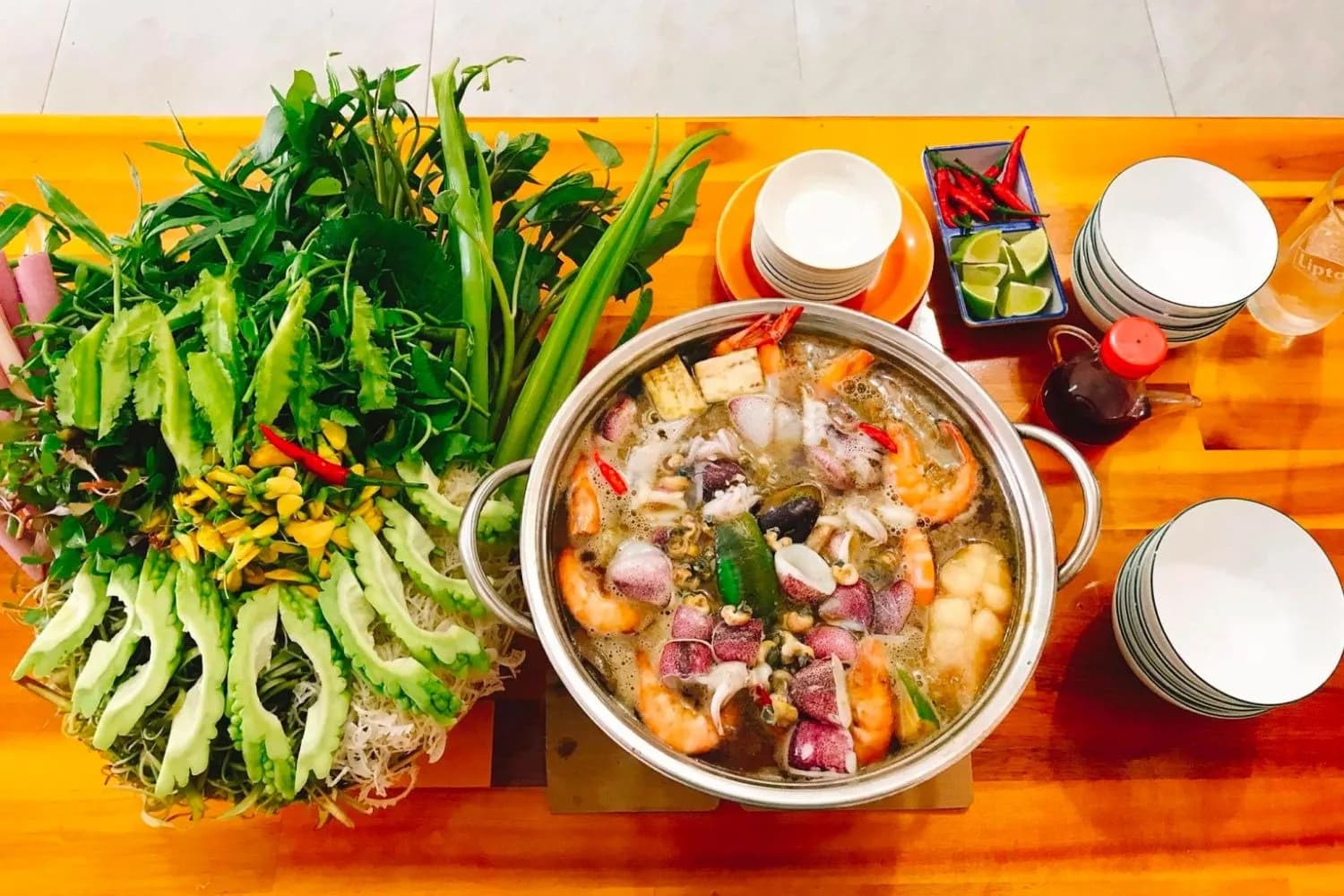 An Giang Fish Sauce Hotpot: The typical flavor of the cuisine of the Southwest region