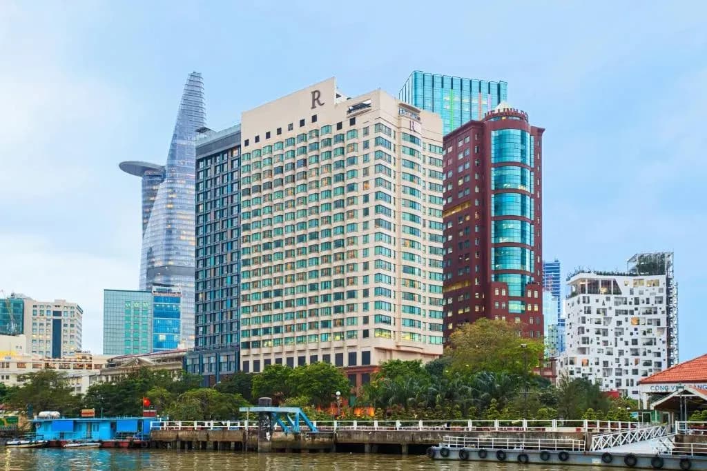 Renaissance Riverside Hotel Saigon, with its prime riverside location, stands out in the bustling city.