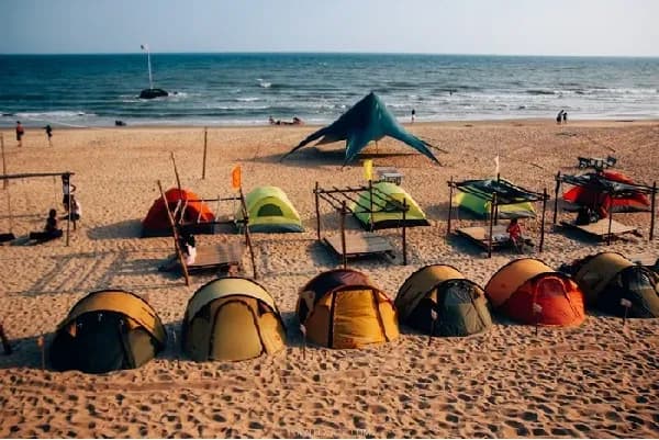 Camping at Son My Beach, Binh Thuan